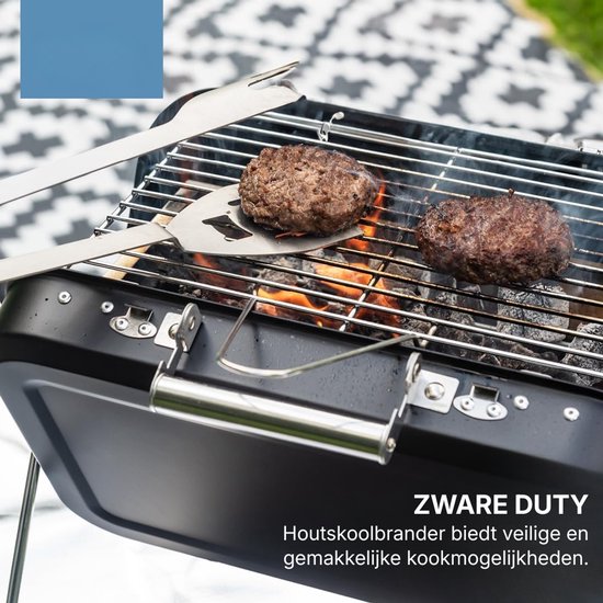 Florixa® Tafel Bbq Houtskool - Weber Bbq -Boretti Bbq - Houtskool - Zwart - 157cm x 39cm x 112cm van florixa — afbeelding 2