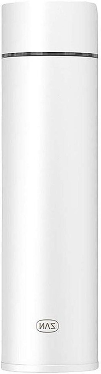 Slimme Thermosbeker - Temperatuur Display - Koude Dranken Warm - Touchscreen Temperatuur - 500ml Inhoud - Wit