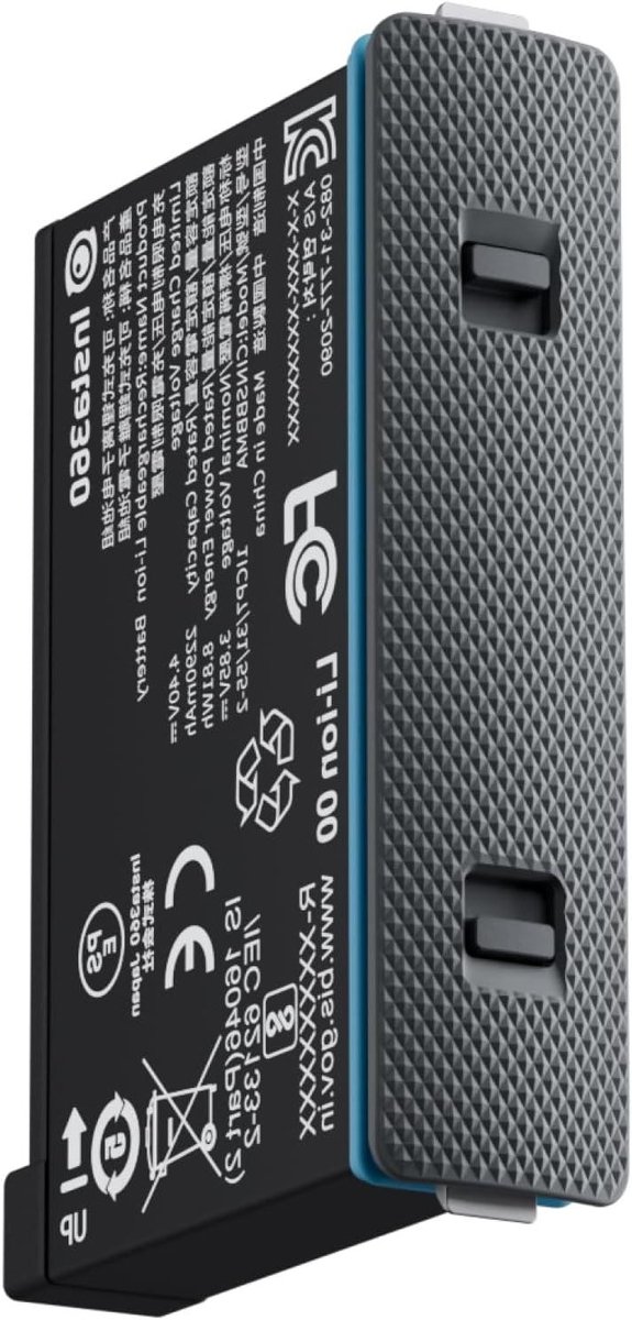 Camera Accu - Reserve Batterij - Opnames Maken - Origineel Ontwerp - 52 g - Zwart