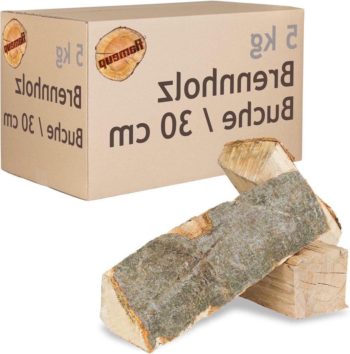 Brandhout Beukenhout - Haardhout Kachelhout - Open Haard Stoken - Oven Gedroogd - 5 kg - Natuurlijk