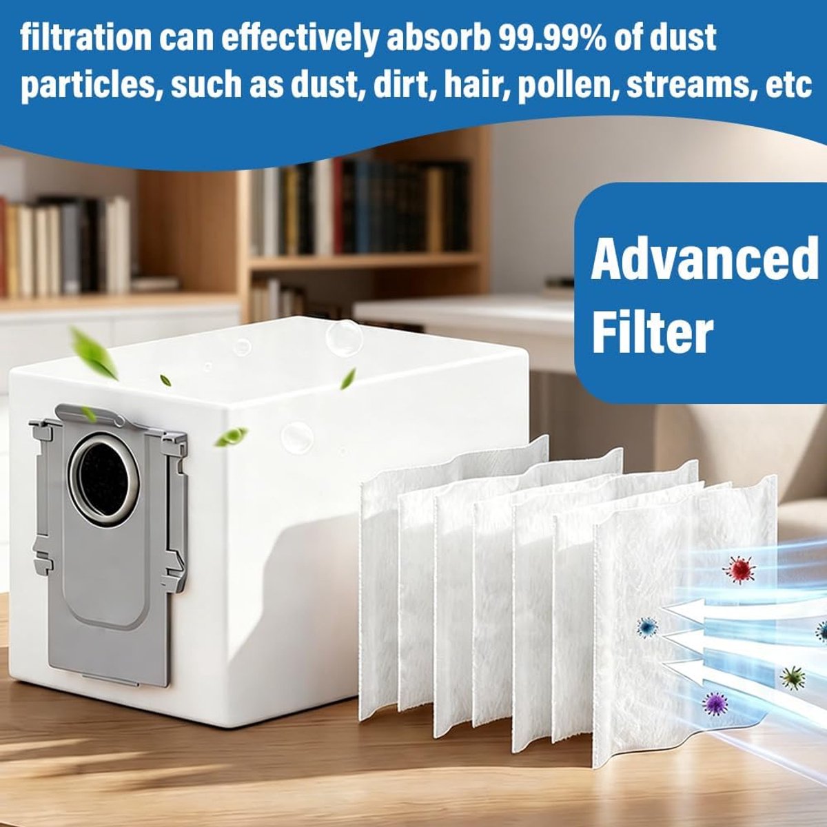 Stofzuigerzakken - Reservezakken Stofzuiger - Stof Vangen - Efficiënte Filtratie - 35 liter - Wit