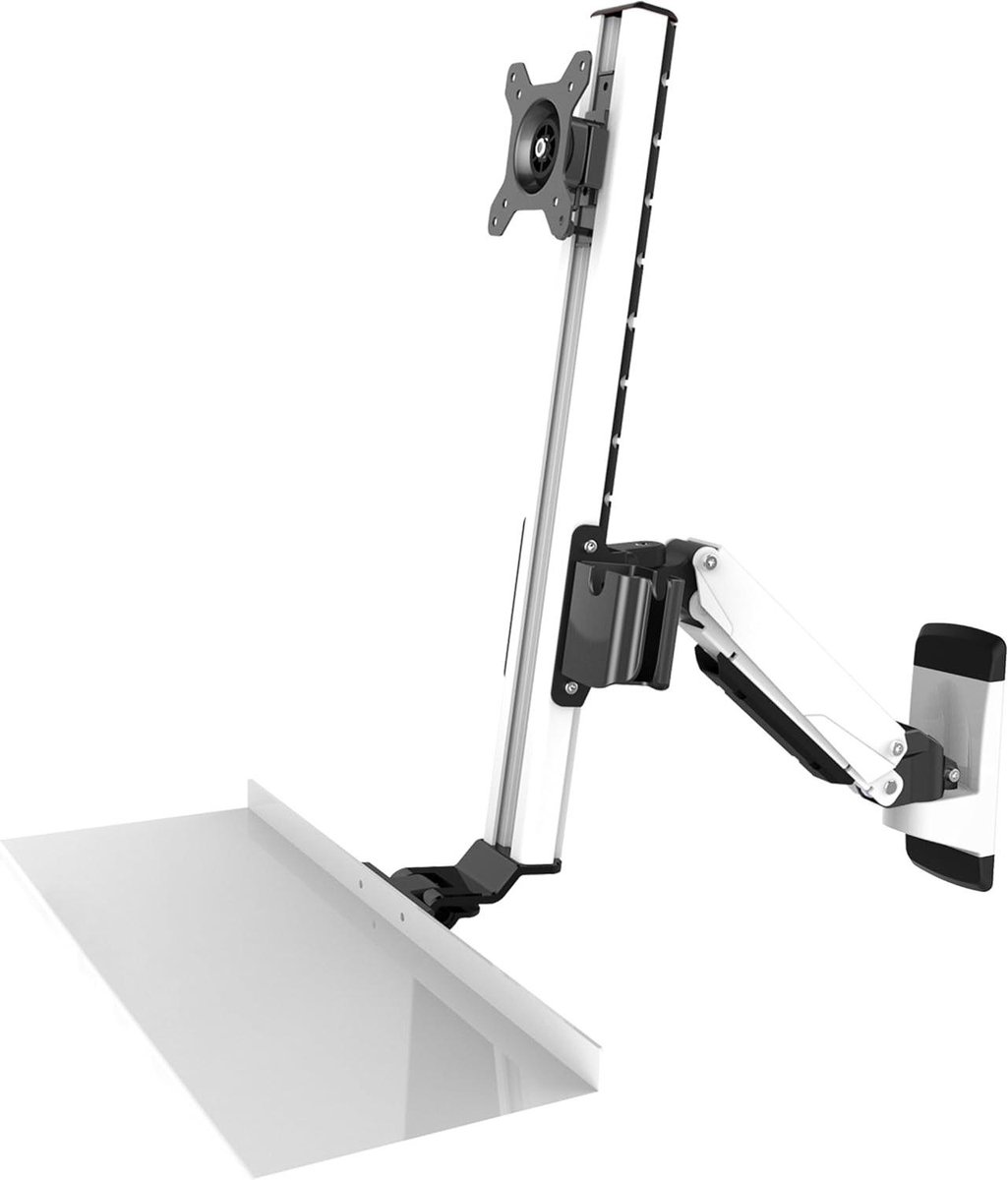 Monitor Arm - Schermhouder Werkstation Arm - Ergonomisch Werken - Geïntegreerd Kabelbeheer - 13-34 inch - Geel
