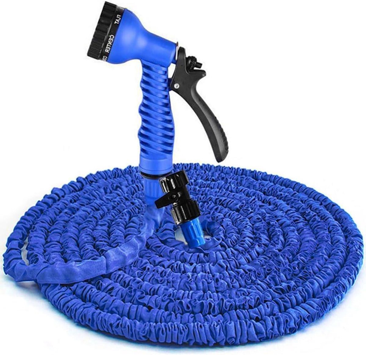 Tuinslang Uitrekbaar - Flexibele Waterslang - Tuinieren Water Geven - Krimpt Na Gebruik - 30 Meter - Blauw