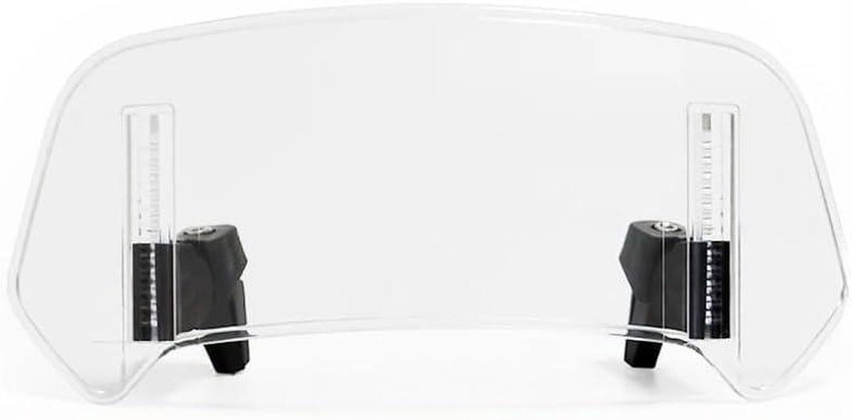 Motorfiets Windscherm Verlenging - Winddeflector Motor - Comfortabeler Rijden - Verstelbare Positie - Niet gespecificeerd - Transparant