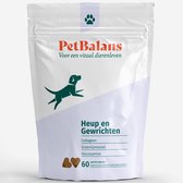 PetBalans Gewrichten Supplement Hond – Heup & Gewrichten – Bij Ouderdom, Artrose & Kraakbeenondersteuning – Collageen, Groenlipmossel & Glucosamine – 60 Snoepjes