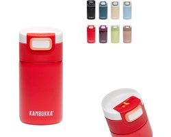 Kambukka Etna Koffie- en Thee Beker 300 ml - Thermosfles - Coral Crush