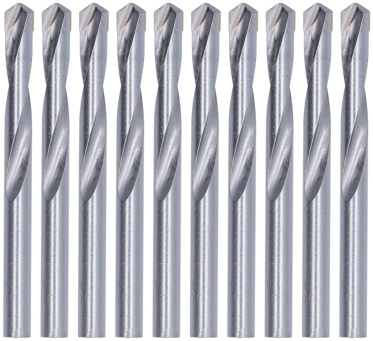 Dailygoods - Boor - 10 Stuks 8mm Tungsten Carbide Boor - Voor Metaal en Hout - Precisie en Duurzaamheid - Geschikt voor Kunststof - Professioneel Gere...