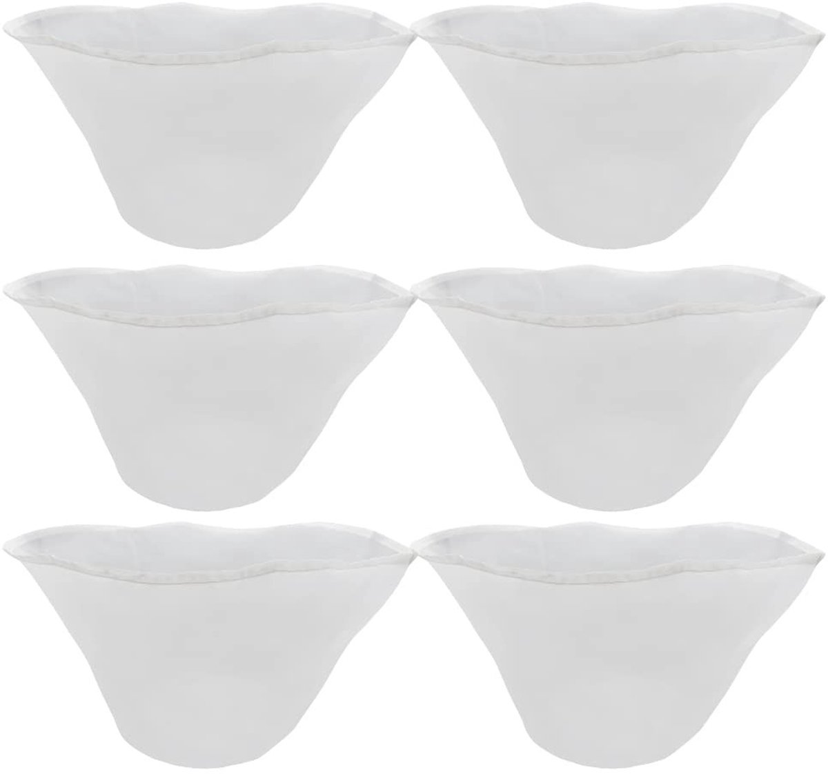 Dailygoods- Zeef 6 Stuks - Nylon Filterzakken - 100/120/140 Mesh - Keukenfilter - Sap/Melk/Wijn - Lichtgewicht 100 g - Filterzak