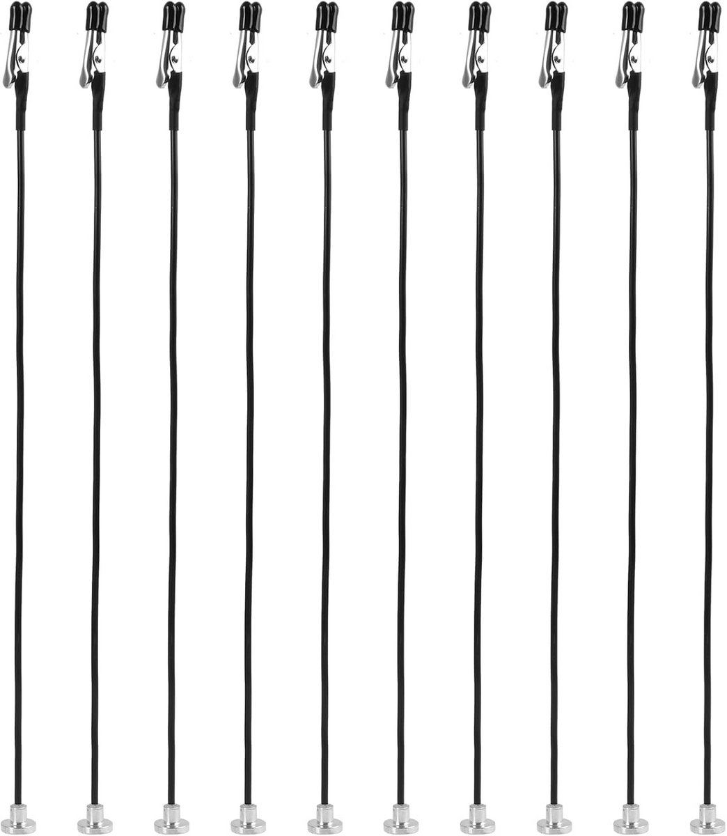 Hulpende Hand - Soldeerhulp Set - Precisiewerk Uitvoeren - Magnetische Basis - 10 Stuks - Zwart