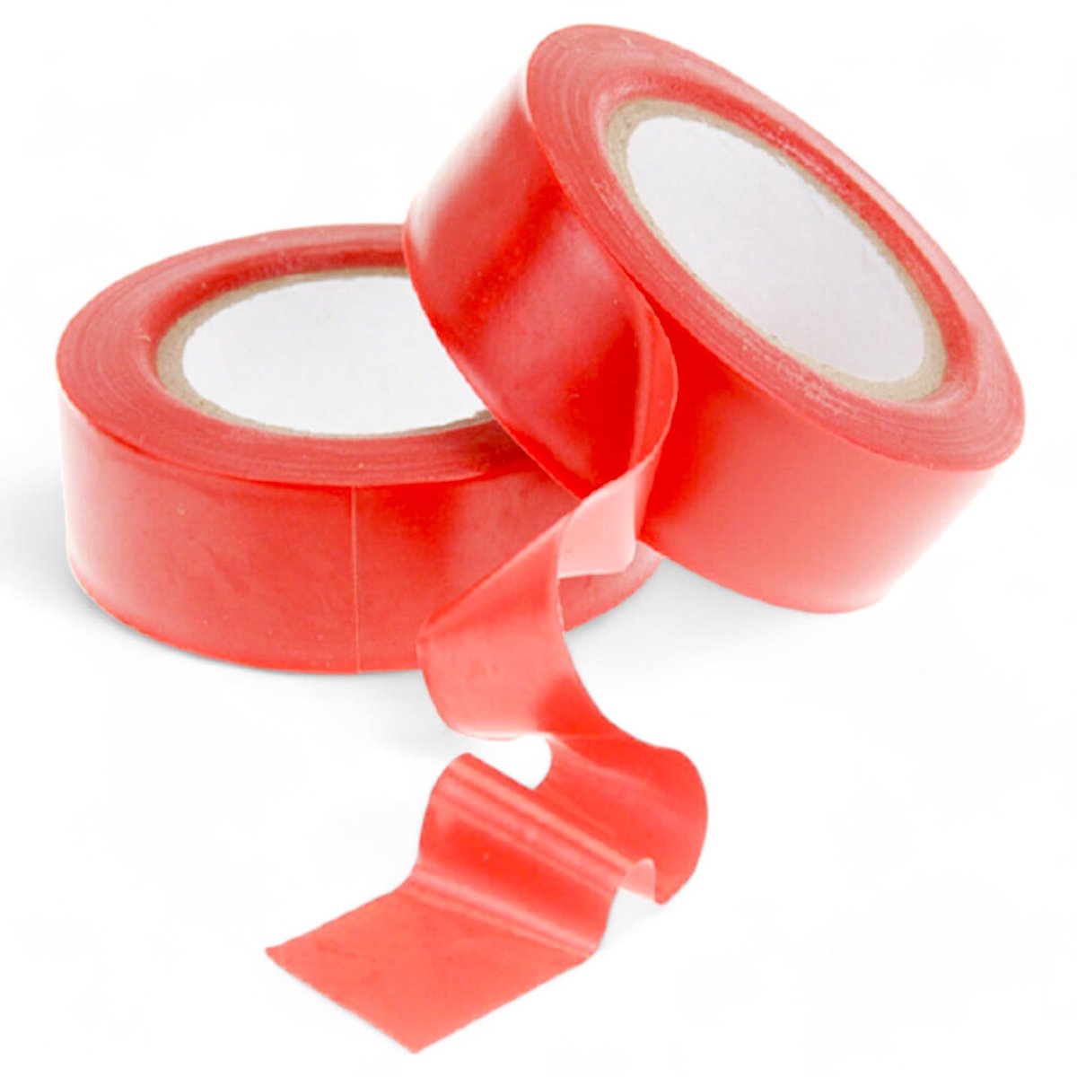 Dailygoods- Raamkleefband 10m x 18mm - Plakband Rollen - Plakband Dispenser - Plakband Zwaar - Kerstdecoraties - Vrolijk Rood