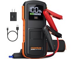 Auto Startkabels - Jump Starter - Motor Starten - 4000 Ampere Vermogen - 24 cm - Zwart