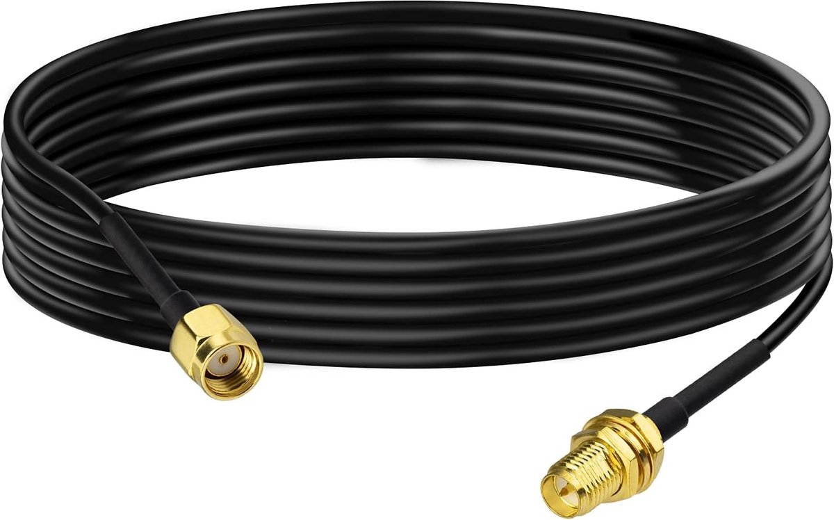 RP-SMA Verlengstuk Kabel 2m RG174 voor WiFi Router, IP Camera en PCIE Netwerkkaart