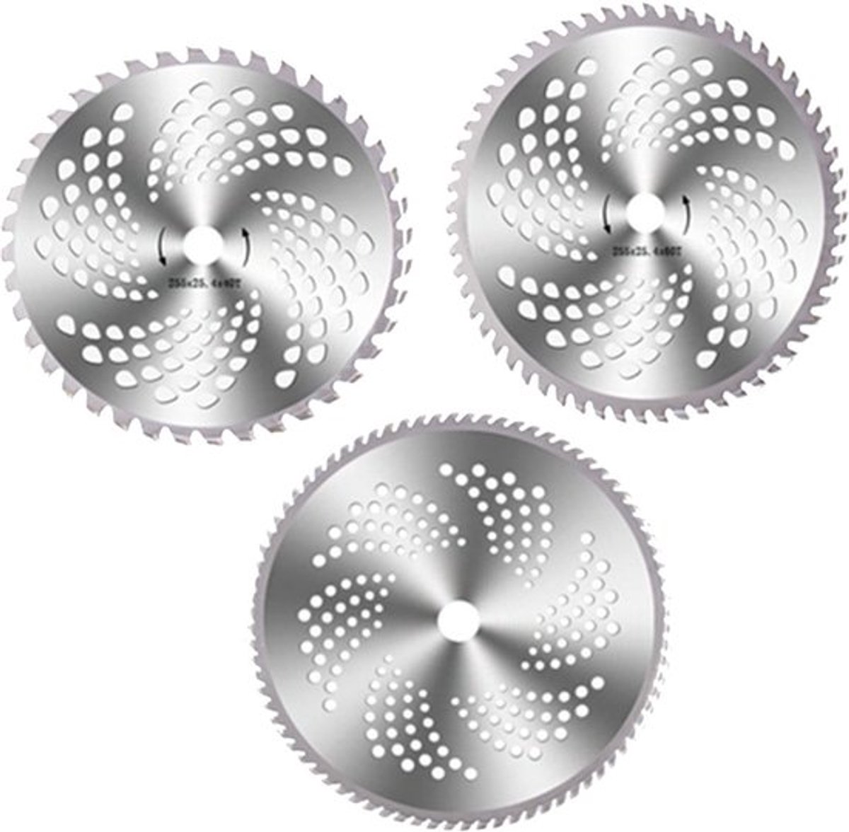 Dailygoods- Grasmaaier Zaagblad Set 3 Stuks - Gelegeerd Staal