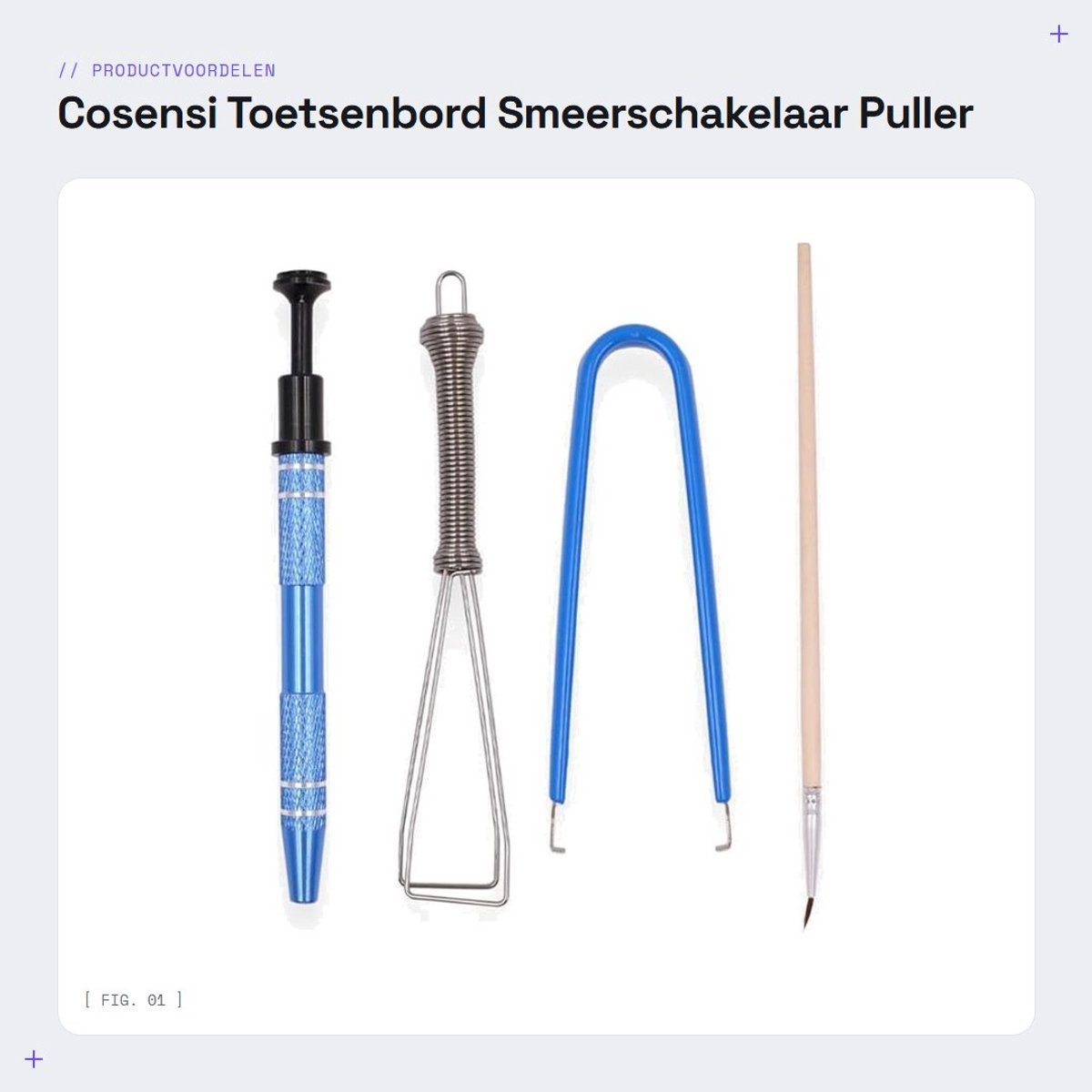 Dailygoods - Toetsenbord Smeerschakelaar Puller Kit voor Gemakkelijk Onderhoud