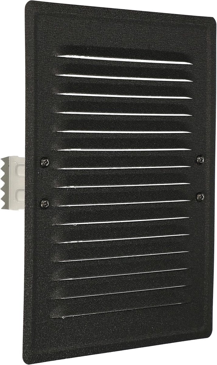 Ventilatierooster Metaal - Luchtuitlaat - Luchtcirculatie Verbeteren - Insectenhor Ingebouwd - 165 x 230 mm - Donkergrijs