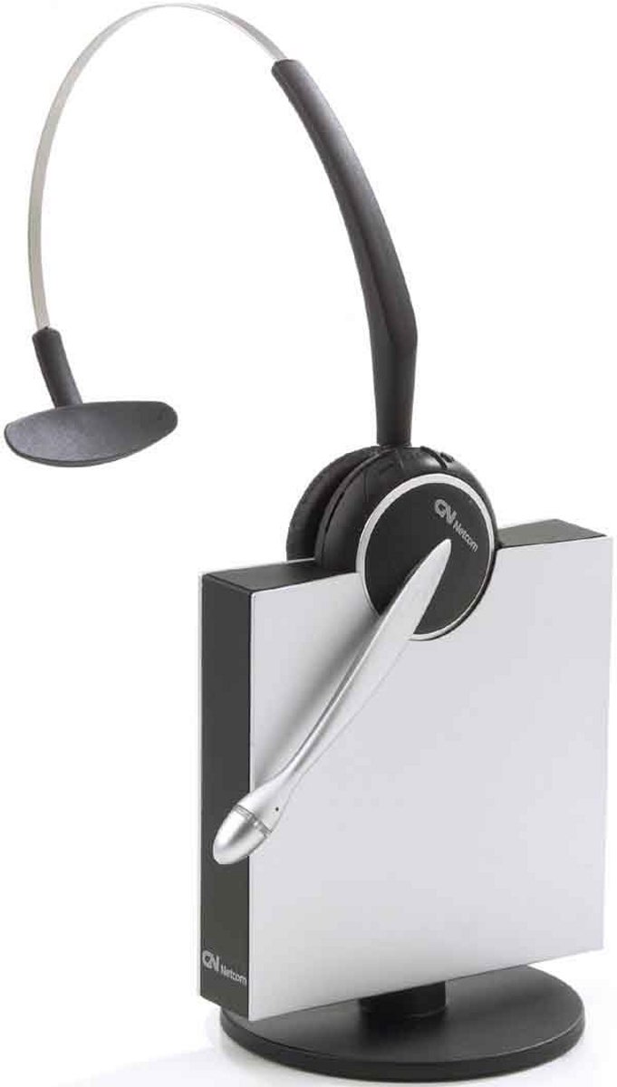 DECT Headset - Draadloze Microfoon - Professionele Communicatie - Verstelbaar Bereik - 150m Bereik - Zwart