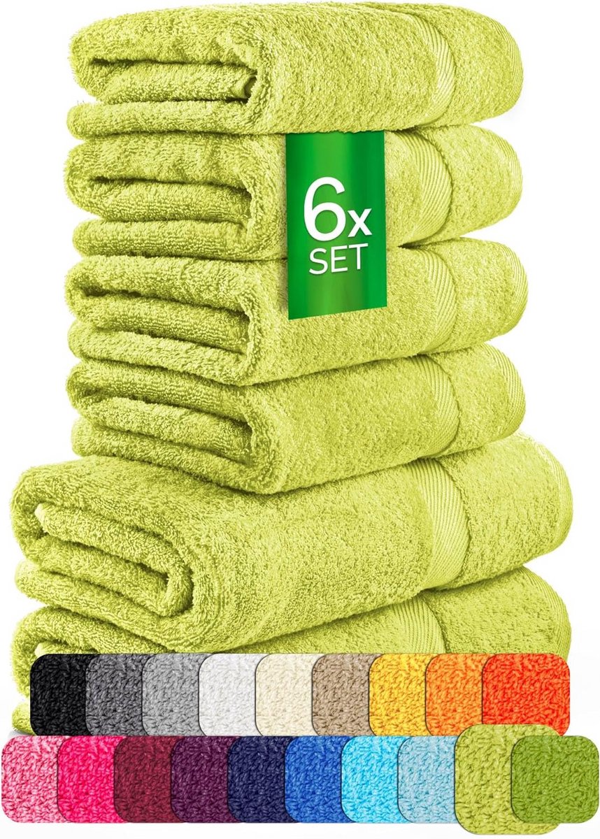 Badhanddoeken Set - Badtextiel Laken - Badkamer Comfort - 100% Katoen Zacht - 500 GSM - Di