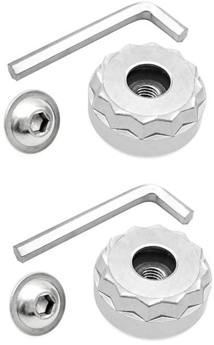 Er zijn twee sets Star Lock-adapteradapters beschikbaar voor Star Lock-systemen, elektrisch gereedschap en zaagbladadapters.