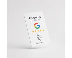 Google Review Kaart - NFC - Review us on Google - Telefoonkaartje - Recensiekaart - Boost je reviews