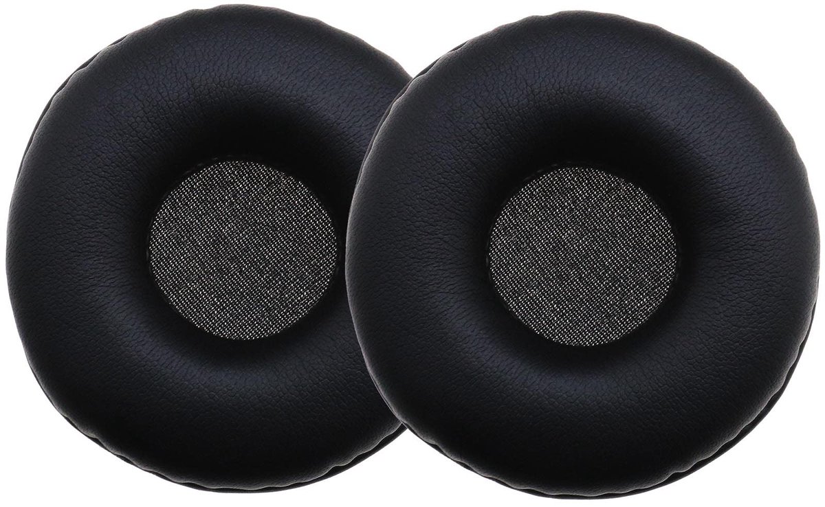 Dailygoods - Headset Vervanging Oorkussens - Eiwit Lederen Comfort - Zwart - Foam Oorkussens - Geluidsisolatie - Geschikt voor WH-CH500/510/ZX330...