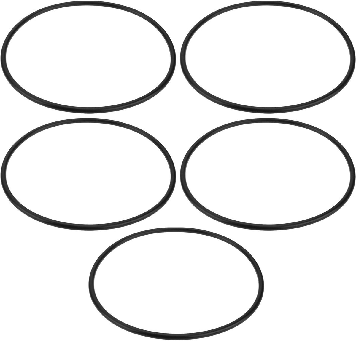 Dailygoods- Filterhuis O-ring 5pcs - Vervangingsset - Compatibel met Culligan OR-250 - Binnen diameter 14 cm - Nitrile rubber - Schokbestendig - Waterfilterring