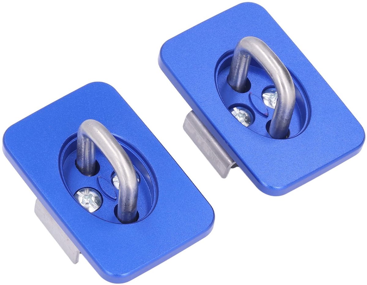 Dailygoods- Zijwandankers Roestvrijstalen Bevestigingsankers - Draagvermogen - Vervanging voor RAM Cut - Auto-accessoires - Paar - Geschikt voor vrachtwagenbed