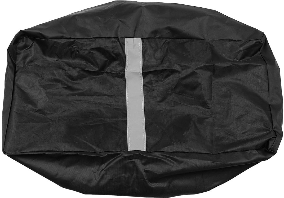 Dailygoods- Fietsmandhoes Regendicht - Oxford Doek - Opvouwbaar - Stof- en Waterdicht - Reflecterende Tape - Eenvoudig te Installeren - Fietsmand