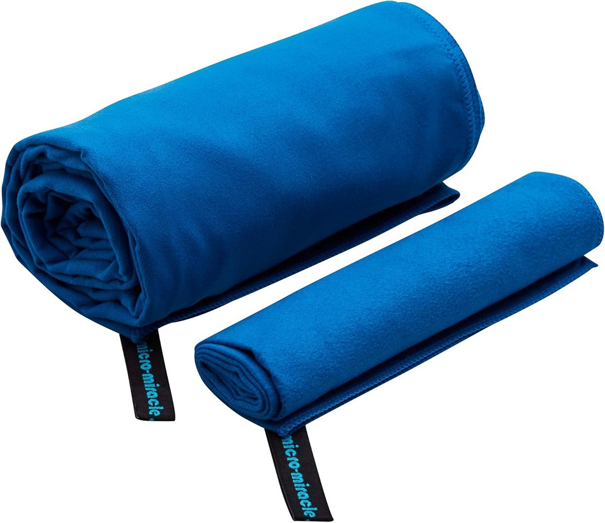 Reishanddoeken Set - Microvezel Handdoeken - Sport en Reizen - Super Absorberend - XXL Formaat - Blauw