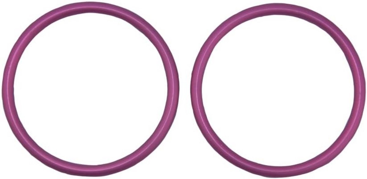 Draagring Set - Draagdoek Ringen - Baby Dragen - Aluminium Legering - 2 Stuks - Roze