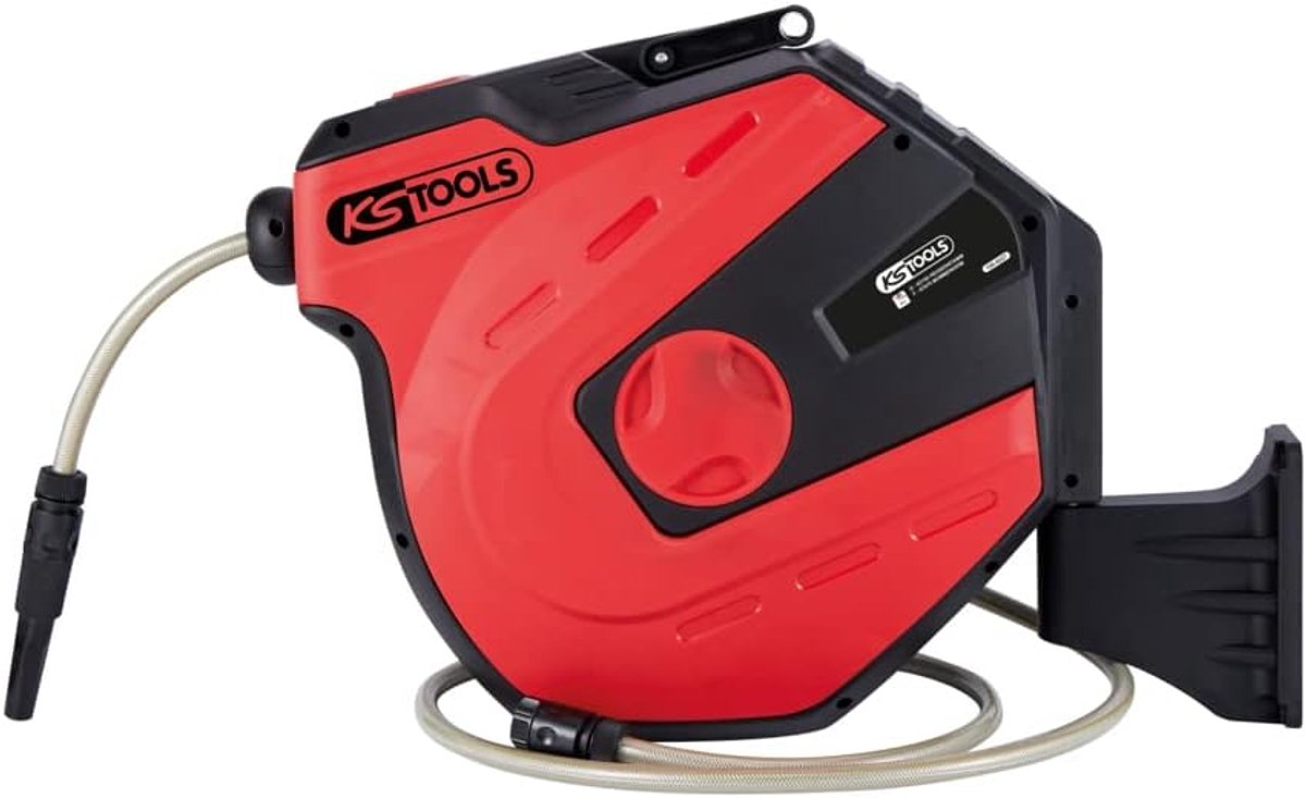 Waterhaspel - Slangoproler - Tuinonderhoud - Automatische terugslag - 20 meter - Wit