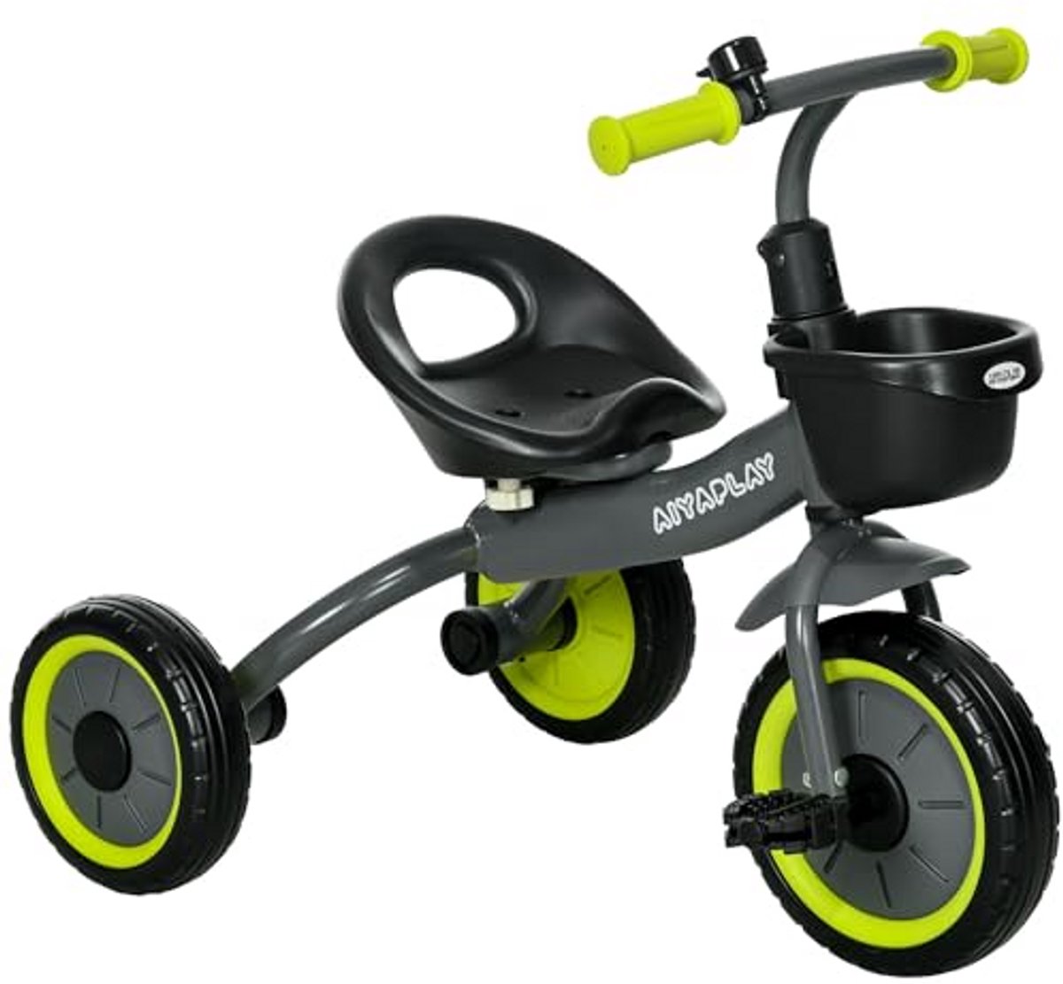 Kinder driewieler - Loopfiets met trappers - Buiten spelen - Verstelbaar zadel met rugleuning