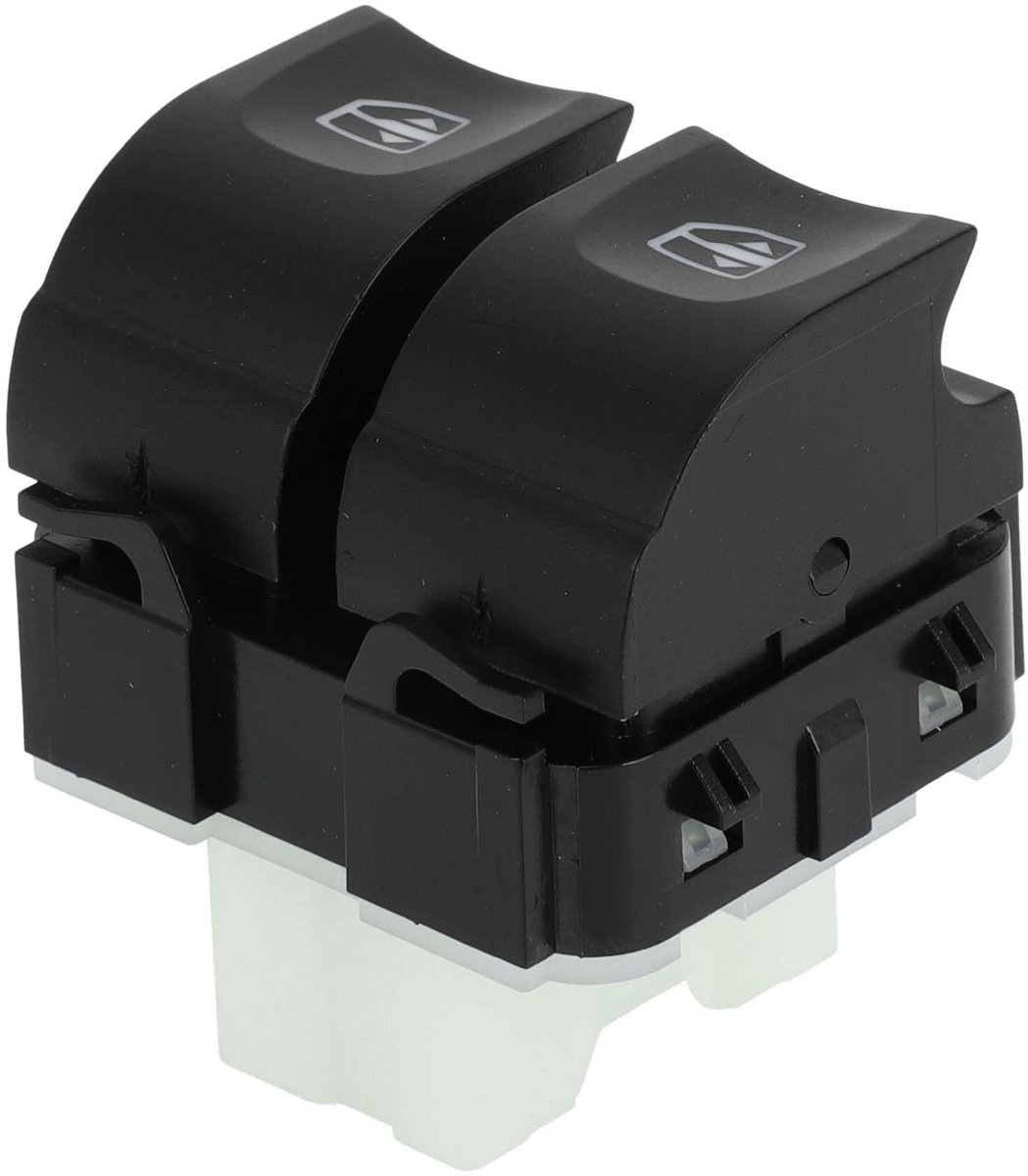 Dailygoods - Raamschakelaar voor Renault Kangoo 2008-2013 Zwart