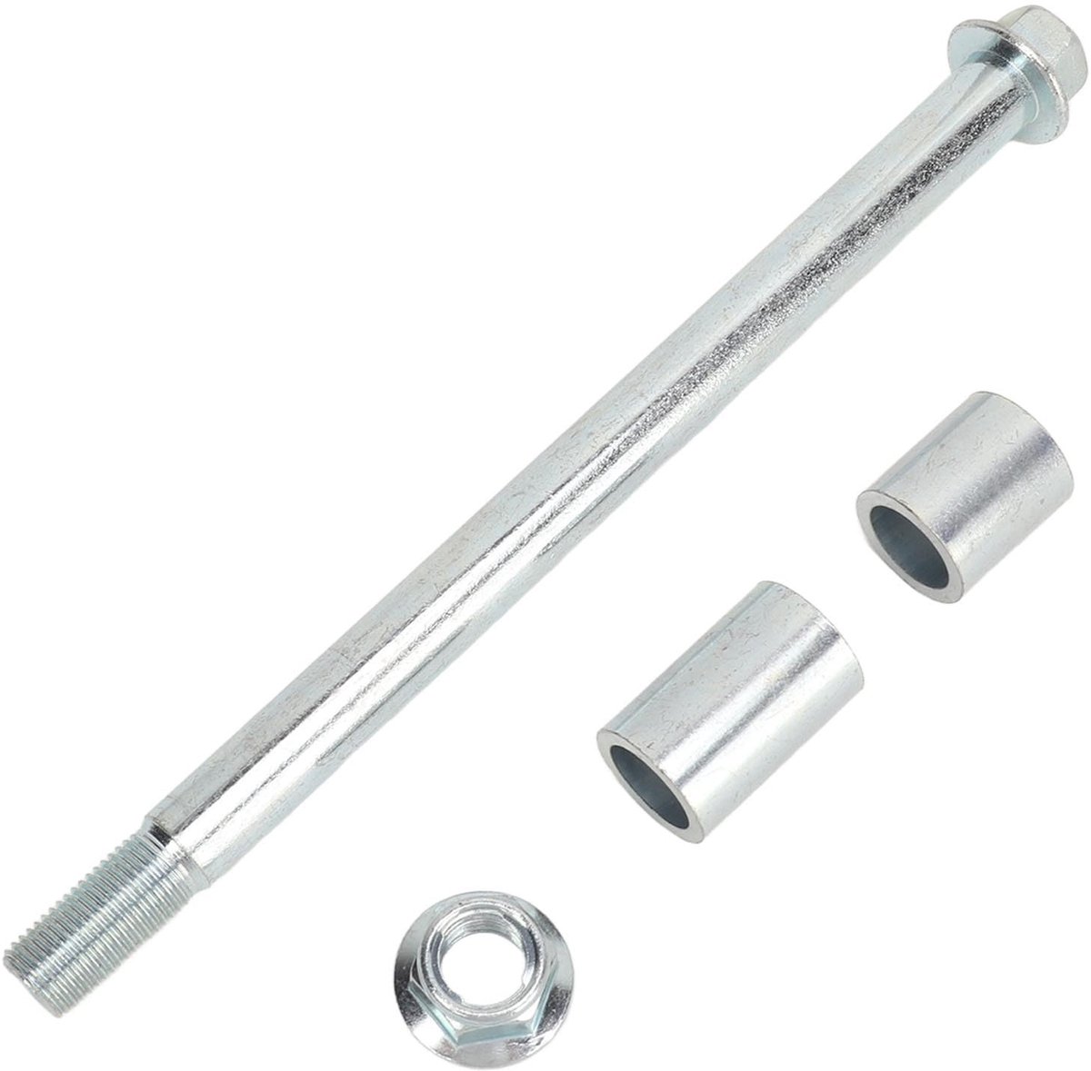 Dailygoods- Achteras 15mm - Gepolijste Behuizing - Duurzame Structuur - Verbeterde Prestaties - Geschikt voor Pit PRO Trail Crossmotor - Hoge Compatibiliteit - Motoras