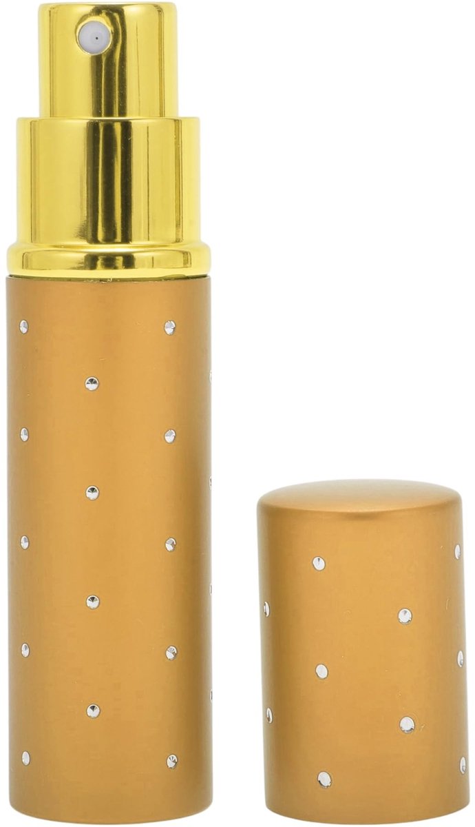 Dailygoods- Parfumverstuiver navulbaar 10 ml - Mini parfumfles - Draagbare verstuiver - Reis parfumverstuiver - Compact design - Verbeterd mondstuk