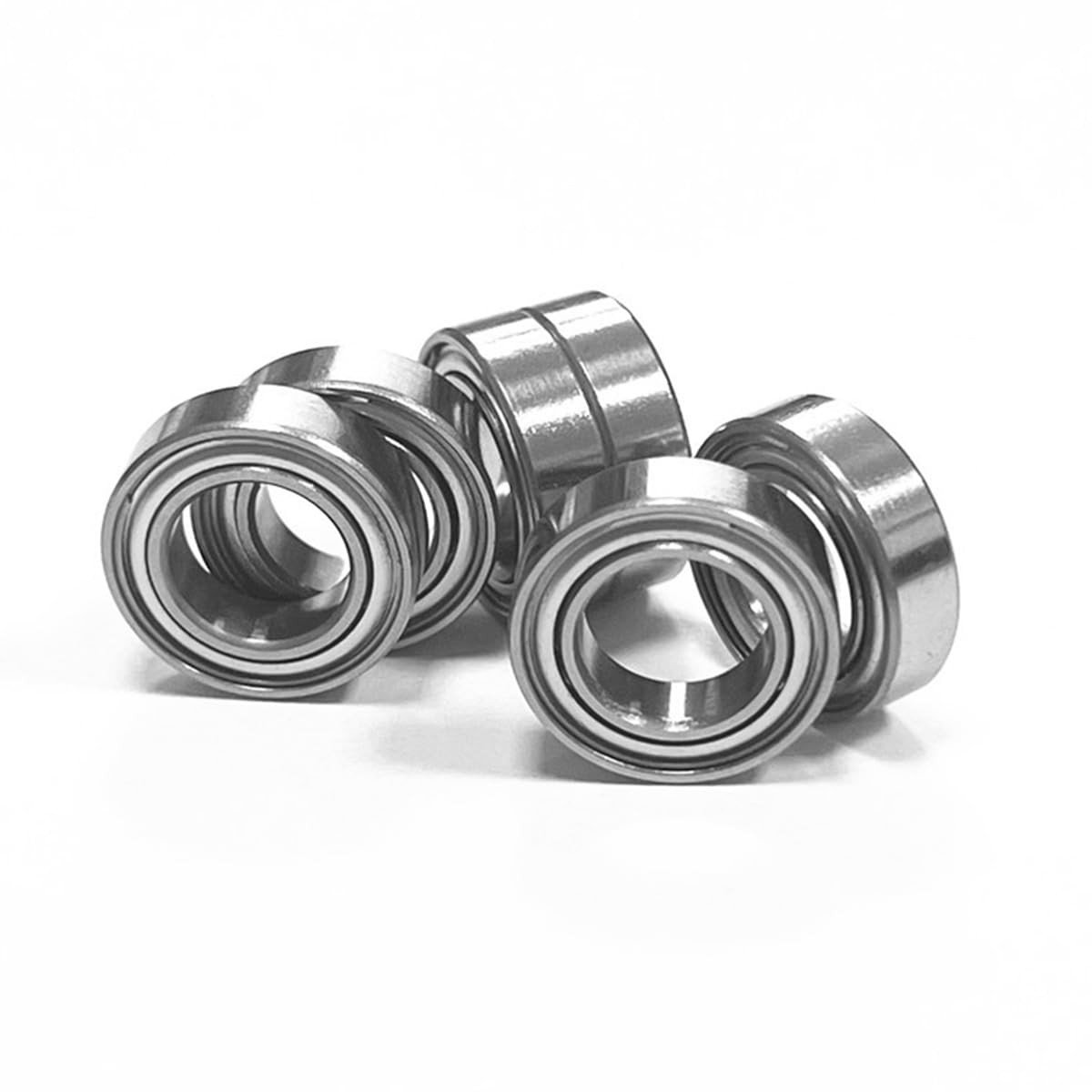 Dailygoods- Rollagers 10 Stuks - Lange Plaatlagers - ABEC Kogellagers - Robuust en Duurzaam - 8 mm x 14 mm x 4 mm - Hoge Snelheid