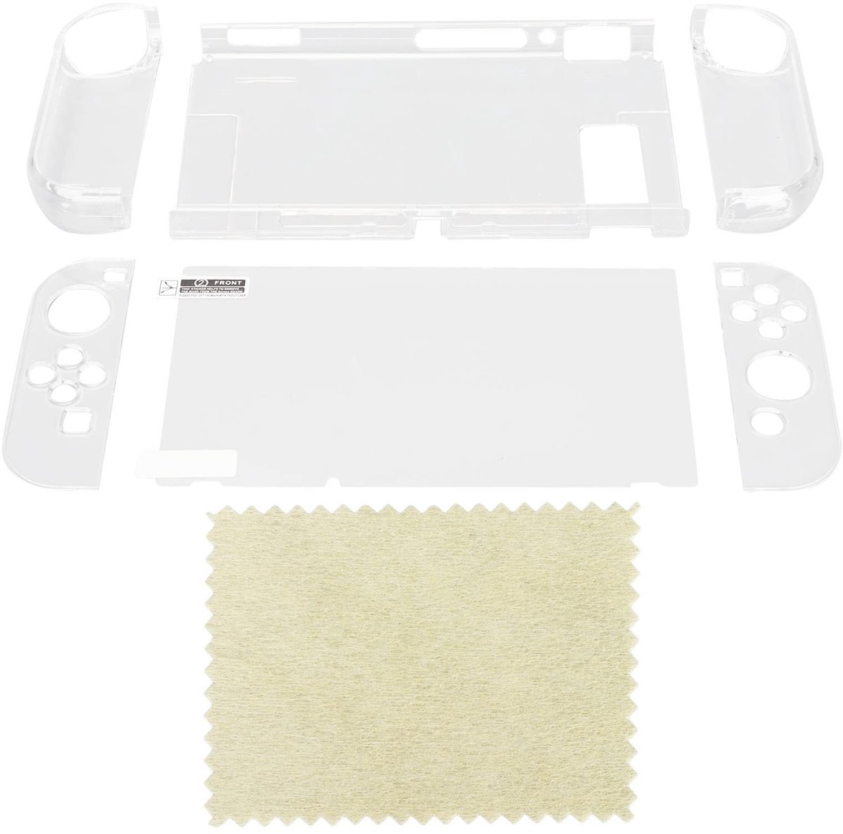 Dailygoods - Transparante Beschermhoes voor Game Console