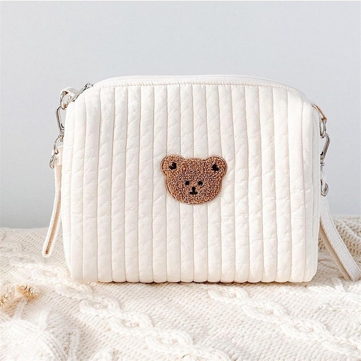 Luiertas Pasgeborenen - Mama Tas - Baby Verzorging - Grote Capaciteit - 25 x 10 x 17 cm - Katoen