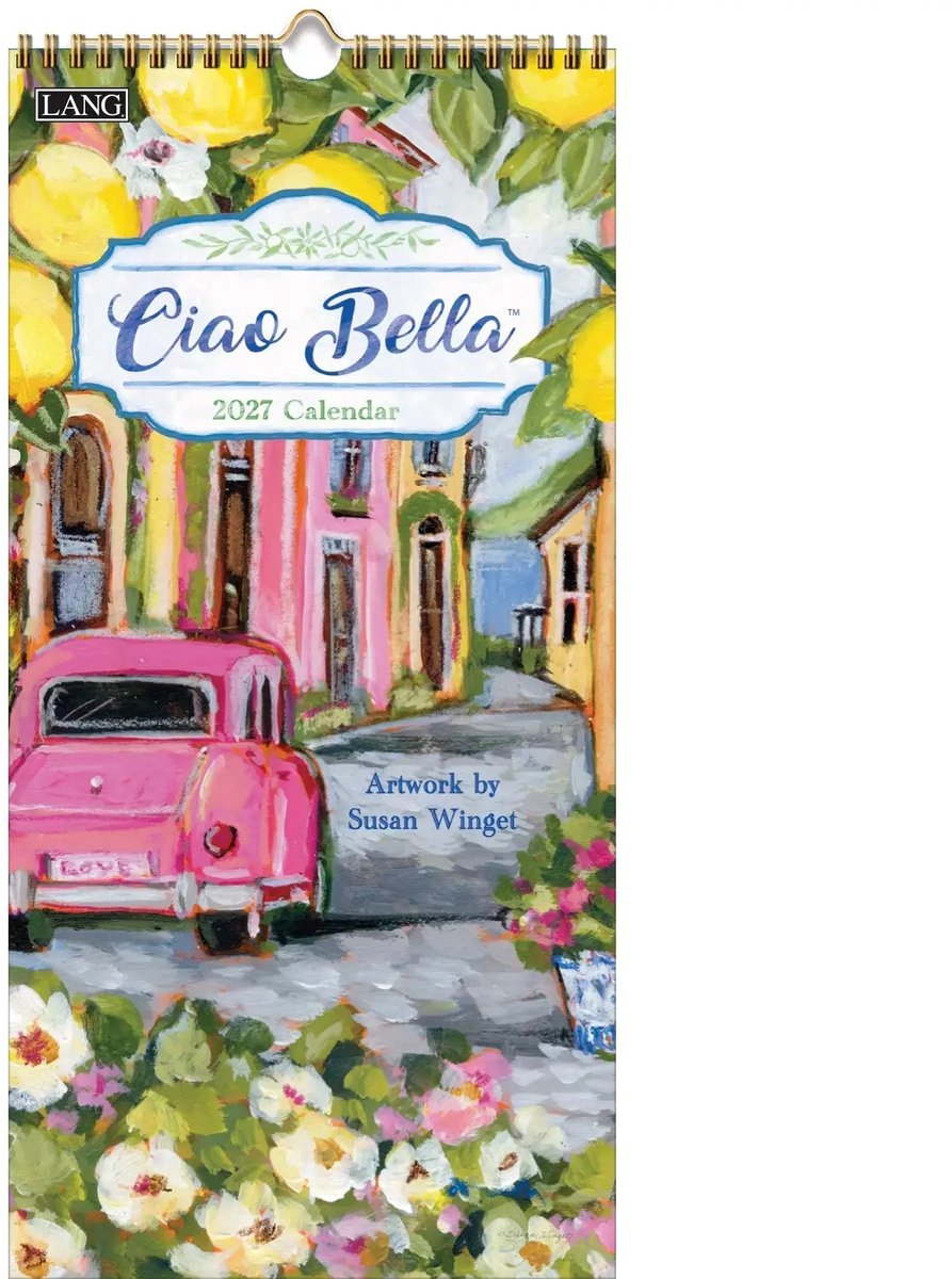 Ciao Bella Kalender 2027 Small ( 19,5 cm x 39 cm )