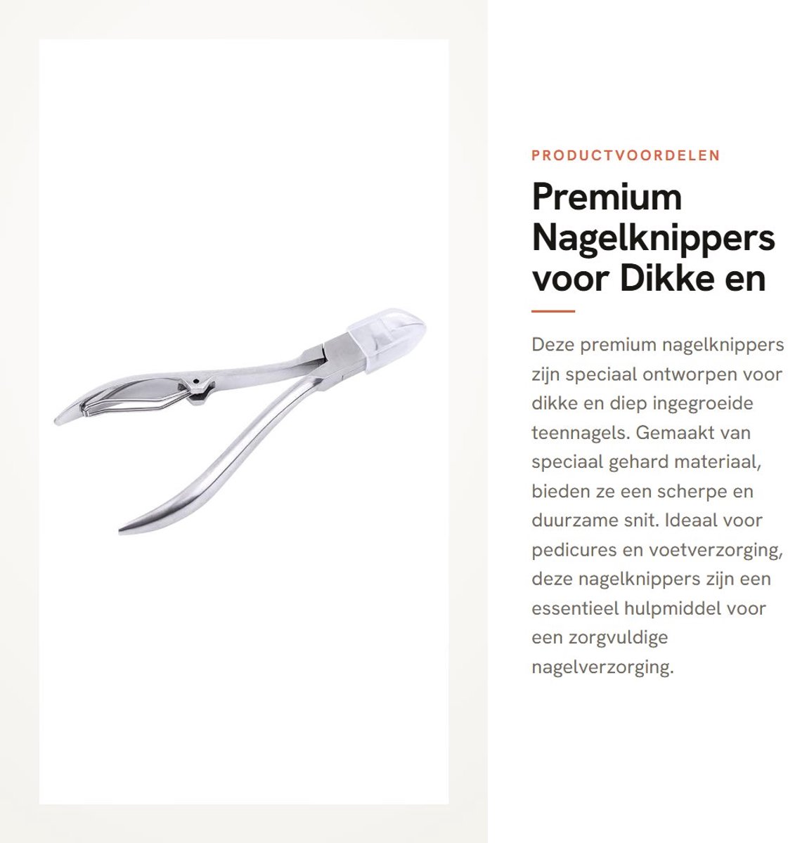 Dailygoods- Nagelknipper Premium - Nagelknipper Teennagels - Nagelknipper voor Pedicures - Nagelknipper Set - Nagelknipper Hond - Schokbestendig Materiaal - Nagelverzorging