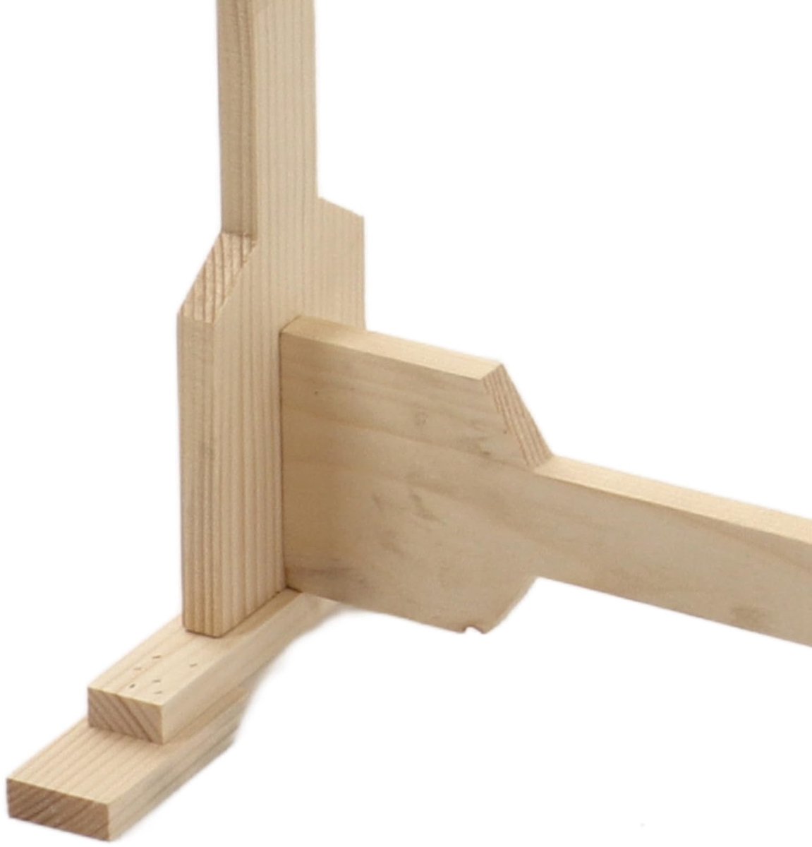 Dailygoods- Canvas Frame 100 cm - Zelfdragend - Antislip Vergrendelende Gewrichten - 360° Draaibare Bovenkant - Verstelbare Hoogte - Stabiliteit met 5 Voetposities - Borduurframe
