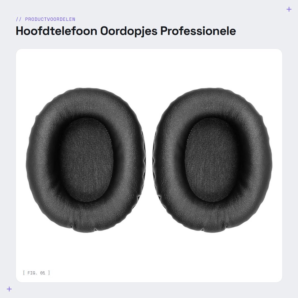 Dailygoods - Hoofdtelefoon Oordopjes - Professionele Vervanging - Zacht en Flexibel - HyperX Cloud II - Comfortabele Pasvorm - Geschikt voor Gaming