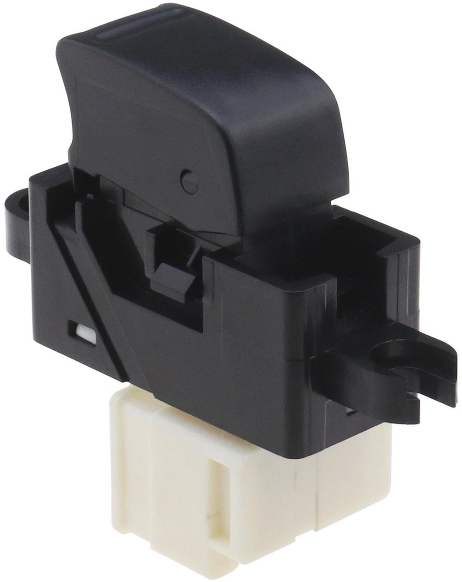 Dailygoods - 6 Pin Raamschakelaar Knop - Compatibel met Nissan - Zwart - Raamschakelaar - Voor passagierszijde - Geschikt voor X-Trail T30, Almera Tin...