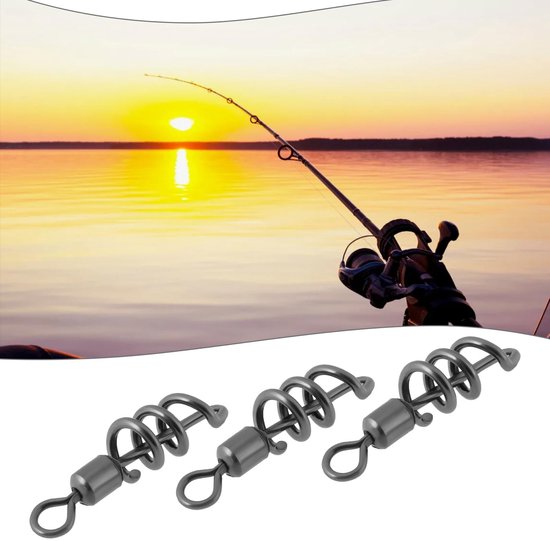 Dailygoody - Vistuig Swivels - 50 Stuks - Geschikt voor Zoet- en Zoutwater - Vissen - Duurzaam - Hoge kwaliteit - Ideaal voor visserij - Handig voor v... — afbeelding 5