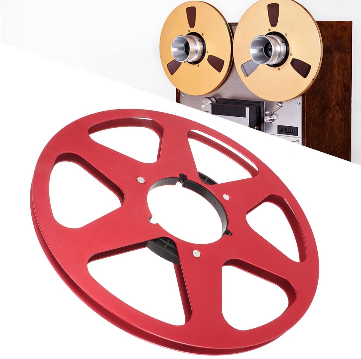 Dailygoody - 1/4 10,5 Inch Nab Take Up Reel - Lege Aluminium