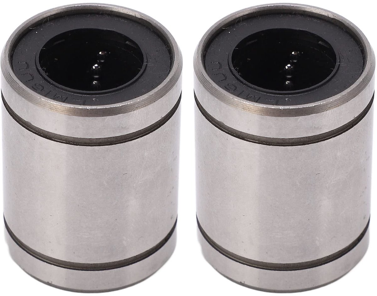 Dailygoods- Lineaire Lagers 16mm ID - 28mm OD - 37mm Lengte - Kogellagers - Lagervet - Hoge Precisie - Duurzaam Materiaal