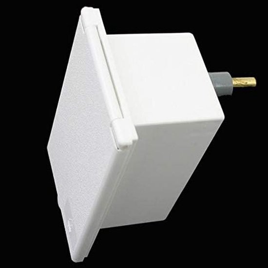 Gasstopcontact Buiten - Verzorgingsklep Gas - Gasapparaten Aansluiten - Snelsluitventiel - 30/50 mbar - Wit — afbeelding 2