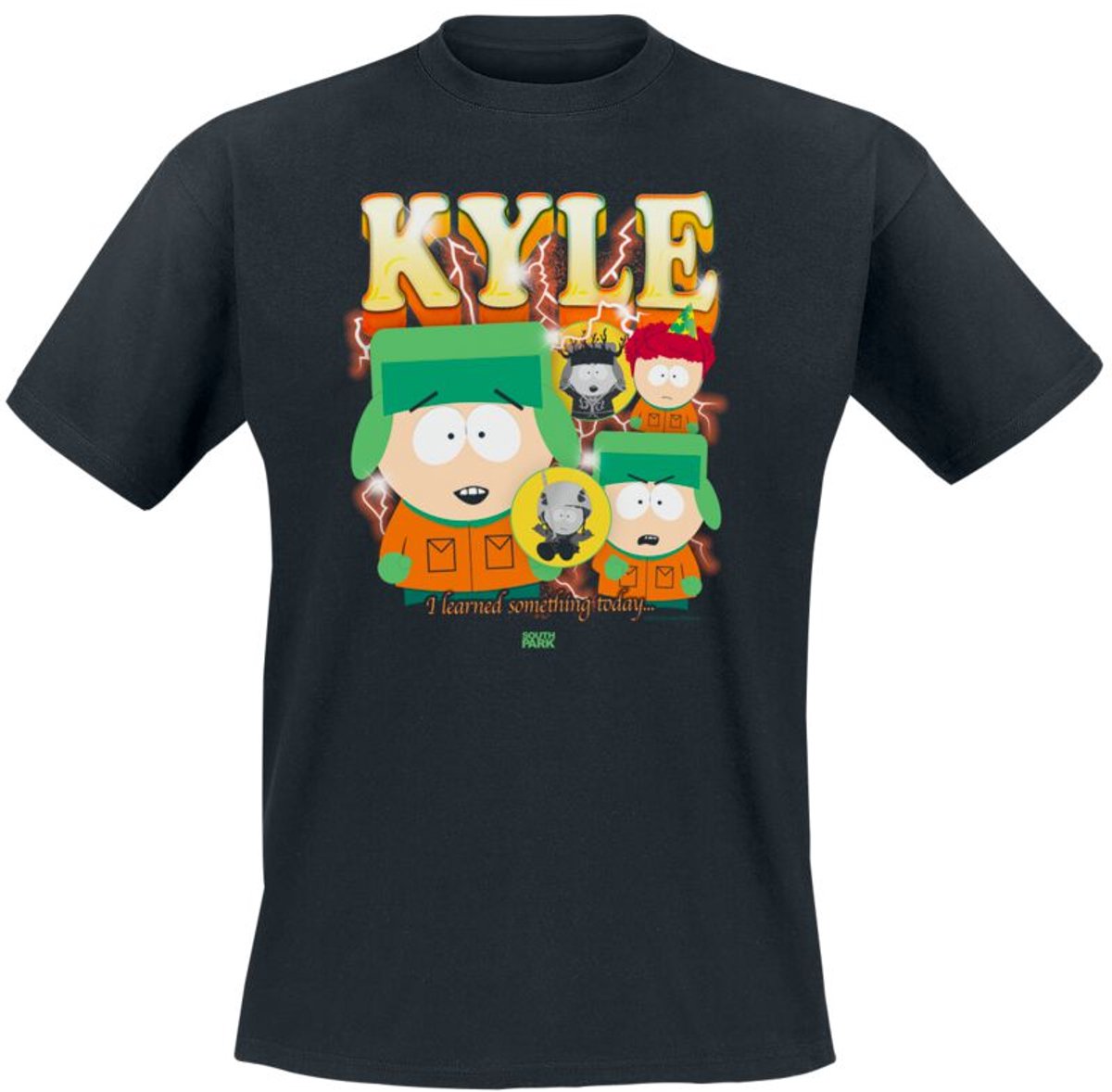 South Park Kyle - I Learned Something Today... Heren T-shirt - zwart - XXL