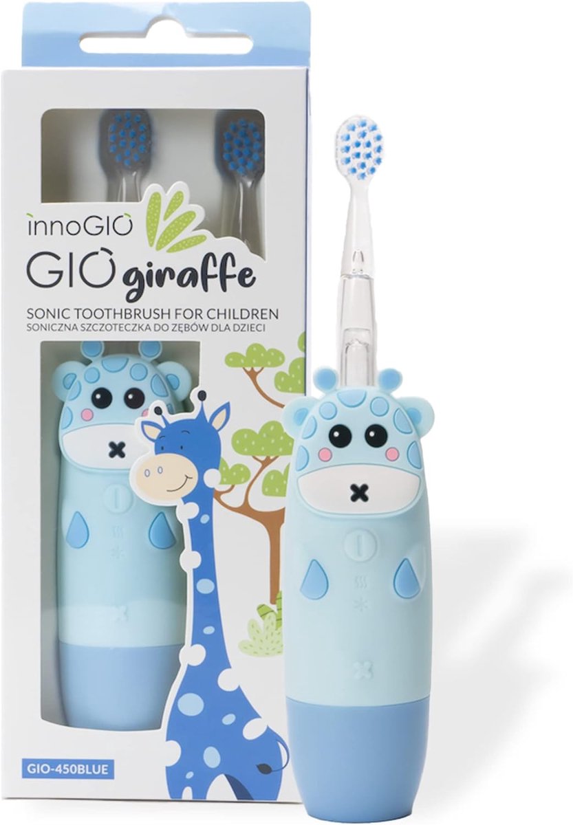 Elektrische Tandenborstel - Kindertandenborstel Sonisch - Mondverzorging Kinderen - Met Timer - 35 x 35 x 16 cm - Blauw