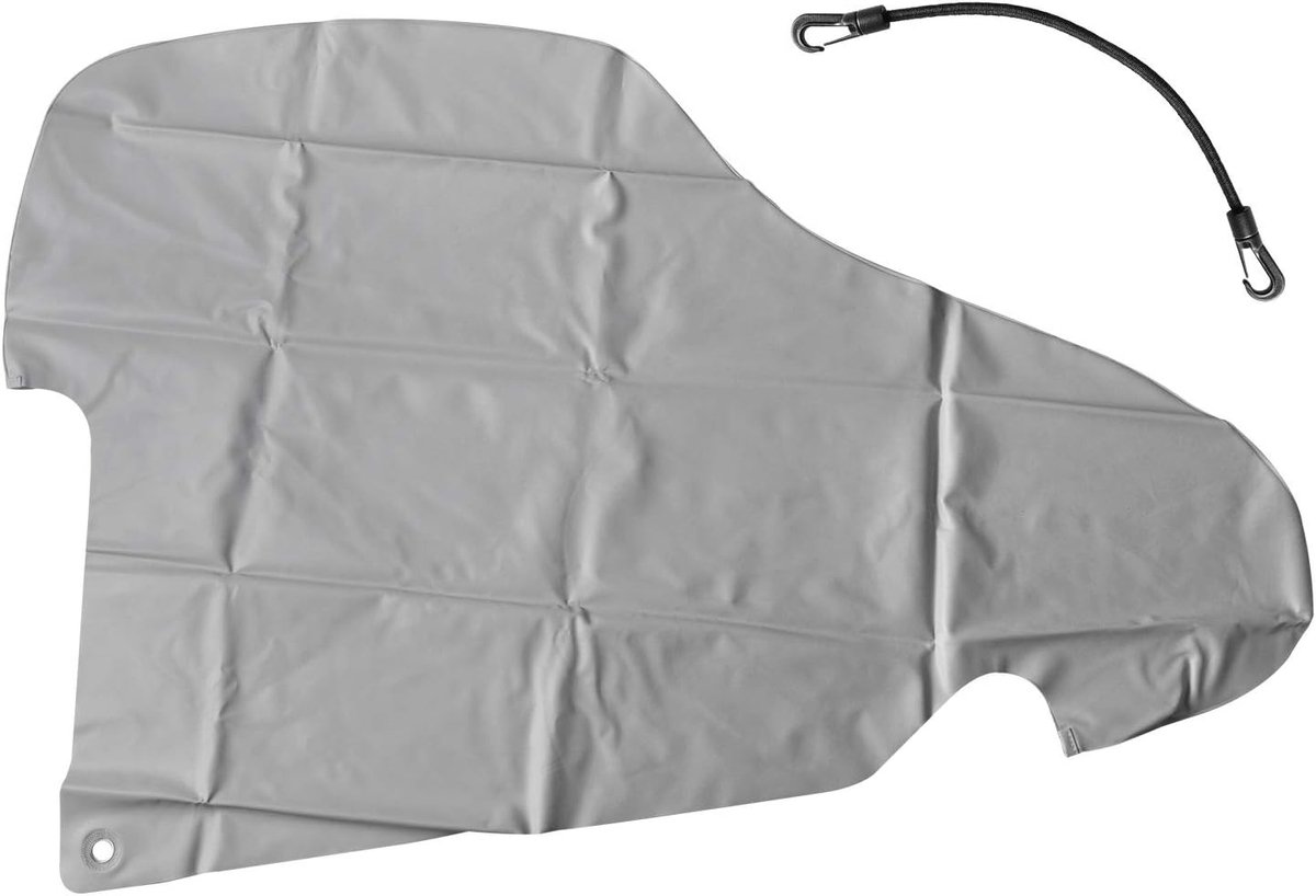 Universele Disselafdekking - Disselkap Aanhanger - Bescherming Caravan - Waterdicht PVC Materiaal - Grote Uitvoering - Grijs