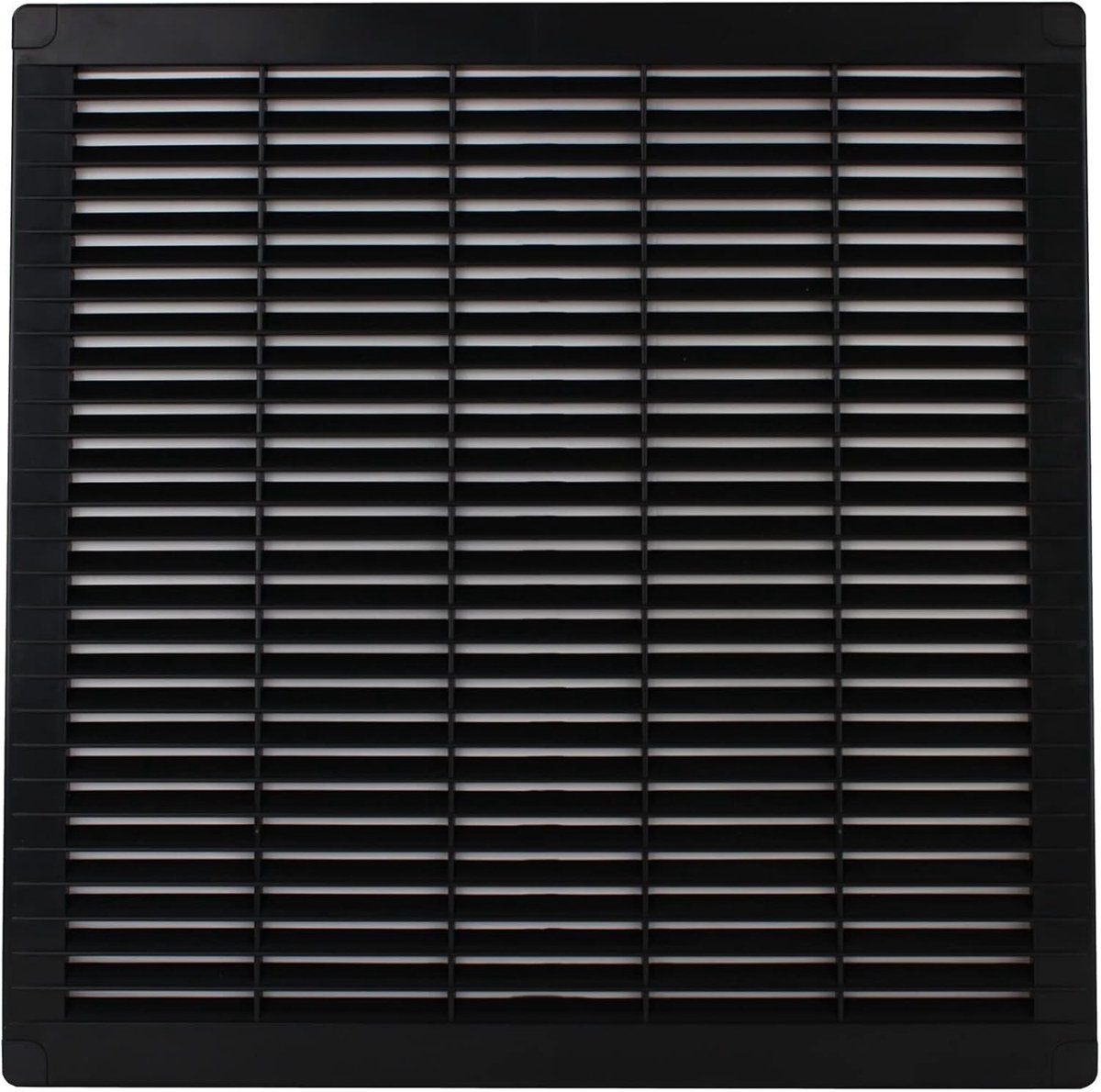 Ventilatierooster - Afvoerrooster Lamellen - Ruimte Ventilatie - Verborgen Montage - 300 x 300 mm - Antraciet